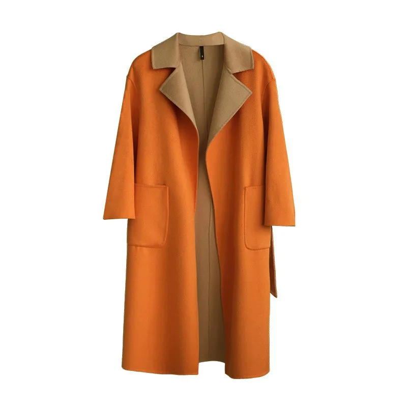 Fashion Woolen Coat 2021 Autumn Winter Elegant Office Wool Cardigan Jackets Women Solid Color Loose Maxi Long Female Overcoat
Fashion Woolen Coat 2021 Autumn Winter Elegant Office Wool Cardigan Jackets Women Solid Color Loose Maxi Long Female Overcoat