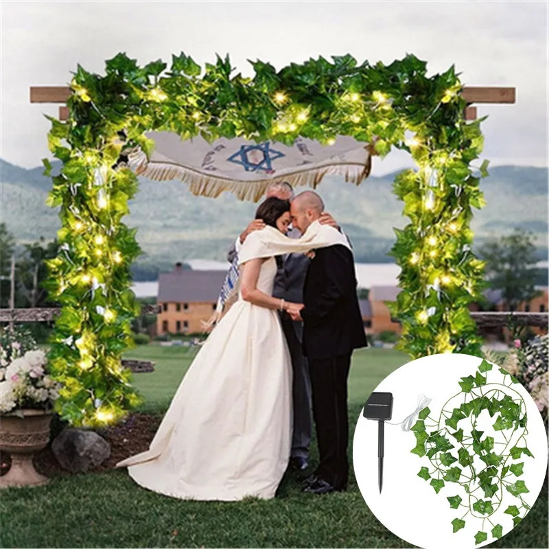 New Year's Solar Battery Plant Light Leaf Garland Light Christmas Wedding Party Art Decoration LED Fairy Tale String Lights
New Year's Solar Battery Plant Light Leaf Garland Light Christmas Wedding Party Art Decoration LED Fairy Tale String Lights