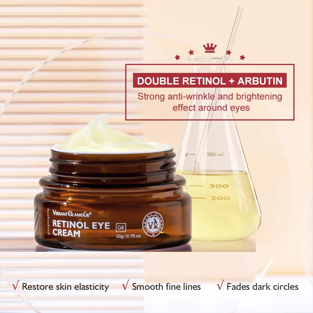 VIBRANT GLAMOUR Retinol Eye Cream Anti-Aging Anti-Wrinkles Reduces Fine Lines Removing Dark Circles Eye Moisturizer Eye Care
VIBRANT GLAMOUR Retinol Eye Cream Anti-Aging Anti-Wrinkles Reduces Fine Lines Removing Dark Circles Eye Moisturizer Eye Care