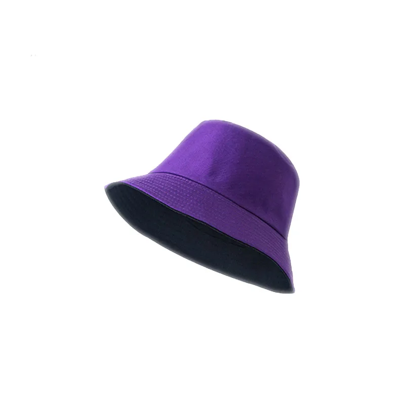 Female Double Faced Fisherman's Hats Summer Solid Color Sun Bucket Hats For Women
Female Double Faced Fisherman's Hats Summer Solid Color Sun Bucket Hats For Women