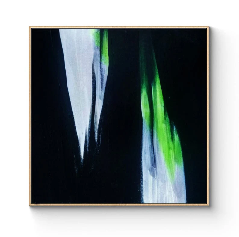 Handmade Painting Canvas Art Home Decor Painting Abstract on Canvas Painting Minimalism Artwork Acrylic Black Green Oil Separate
Handmade Painting Canvas Art Home Decor Painting Abstract on Canvas Painting Minimalism Artwork Acrylic Black Green Oil Separate