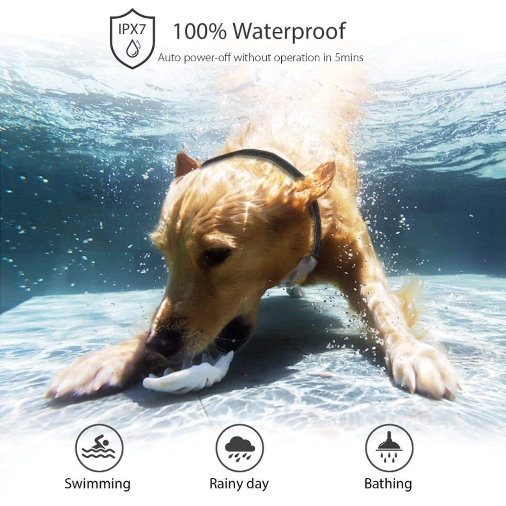 Rechargeable Dog Training Collar Waterproof Electric Stop Barking Remote Long Range With Display Shock Vibrate Training Collar
Rechargeable Dog Training Collar Waterproof Electric Stop Barking Remote Long Range With Display Shock Vibrate Training Collar
