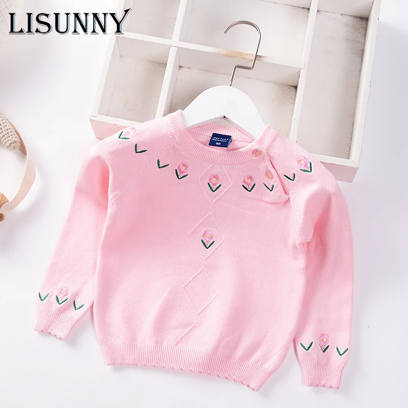 1T-5T Girls Sweater Pullover 2021 New Autumn Winter Baby Sweaters Jumper Children Embroidery Floral Toddler Kids Knitted Clothes
1T-5T Girls Sweater Pullover 2021 New Autumn Winter Baby Sweaters Jumper Children Embroidery Floral Toddler Kids Knitted Clothes