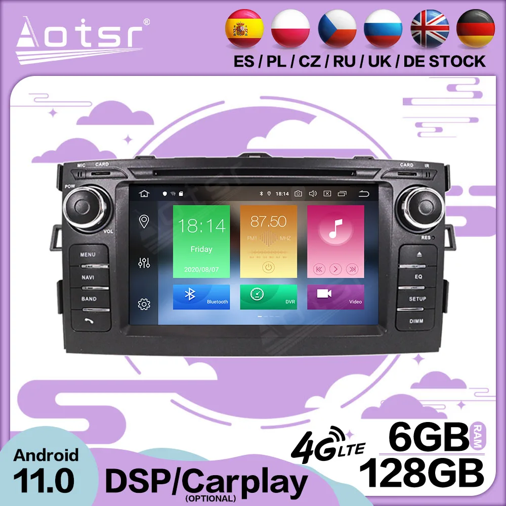 128G Carplay Android 11 для Toyota Auris 2006-2012 Автомобильный мультимедийный GPS экран видеоплеер Радио приемник аудио стерео головное устройство
128G Carplay Android 11 для Toyota Auris 2006-2012 Автомобильный мультимедийный GPS экран видеоплеер Радио приемник аудио стерео головное устройство