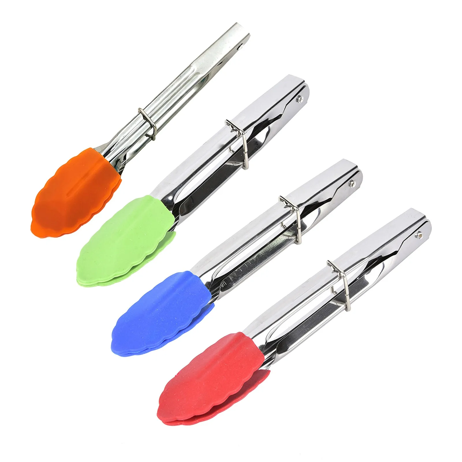 4PC Silicone Food Tong Stainless Steel Kitchen Tongs Silicone Non-slip Cooking Clip Clamp BBQ Salad Tools Grill Kitchen
4PC Silicone Food Tong Stainless Steel Kitchen Tongs Silicone Non-slip Cooking Clip Clamp BBQ Salad Tools Grill Kitchen