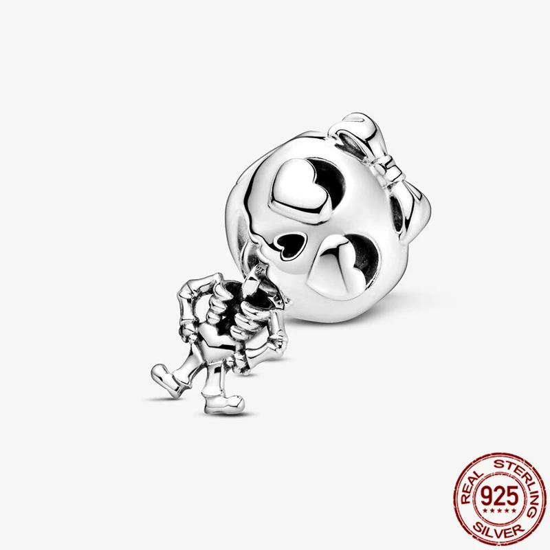 Authentic 925 Sterling Silver Skull Girl beaded Fit Original 3mm Bracelet&Bangle For Women Birthday Fashion Jewelry Gift
Authentic 925 Sterling Silver Skull Girl beaded Fit Original 3mm Bracelet&Bangle For Women Birthday Fashion Jewelry Gift