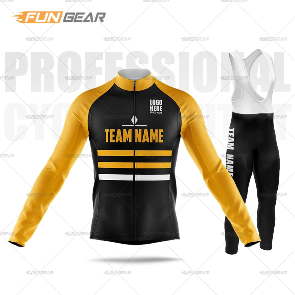 Cycling Clothing Long Sleeve Men Jersey Set Team Uniform Custom Racing Sportswear Kit Spring Autumn Breathable Casual Wear Suit
Cycling Clothing Long Sleeve Men Jersey Set Team Uniform Custom Racing Sportswear Kit Spring Autumn Breathable Casual Wear Suit