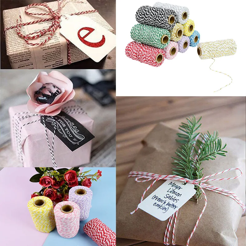 2mm 100M Double-color Cotton Rope Thread Cord Handmade Crafts DIY Twisted Line Cord Twine String Gift Wrap Supplies Home Decor
2mm 100M Double-color Cotton Rope Thread Cord Handmade Crafts DIY Twisted Line Cord Twine String Gift Wrap Supplies Home Decor