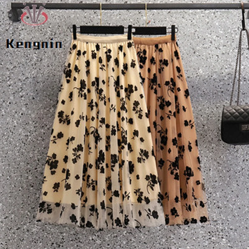 Oversized Women Mesh Pathwork Skirt New 2021 Summer Print Rose Female Midi Skirts A-Line Elastic Waist Ladies Skirts KE1526
Oversized Women Mesh Pathwork Skirt New 2021 Summer Print Rose Female Midi Skirts A-Line Elastic Waist Ladies Skirts KE1526