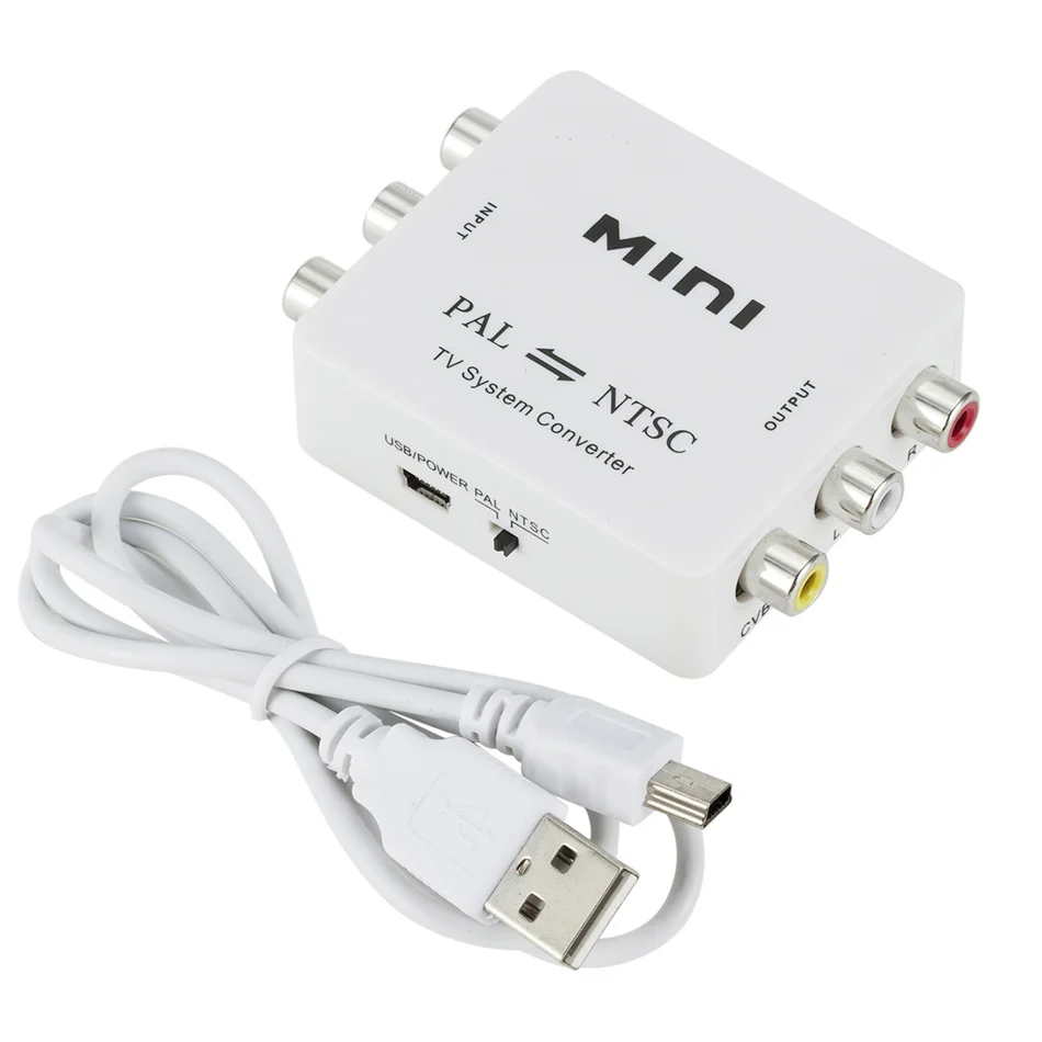 Двунаправленная ТВ-система Mini PAL NTSC, преобразователь, переключатель PAL в NTSC в PAL, композитный ТВ-адаптер двойного направления
Двунаправленная ТВ-система Mini PAL NTSC, преобразователь, переключатель PAL в NTSC в PAL, композитный ТВ-адаптер двойного направления
