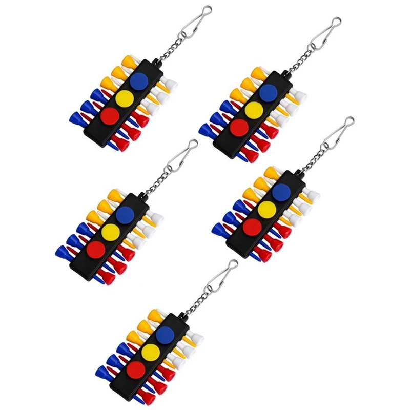 5PCS Golf Tee Golf Plastic Tee Holder with 3 Ball Marker and Keychain Golf Accessories
5PCS Golf Tee Golf Plastic Tee Holder with 3 Ball Marker and Keychain Golf Accessories