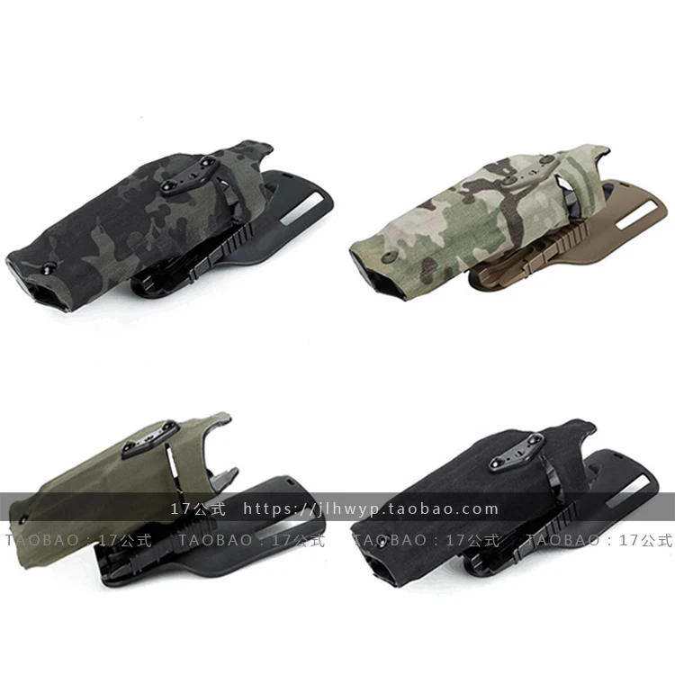 Tactical Pistol Holster X300 Light-Compatible for G17/18 with QL Mount Holster Panel Adapter Leg Shroud Drop 3029
Tactical Pistol Holster X300 Light-Compatible for G17/18 with QL Mount Holster Panel Adapter Leg Shroud Drop 3029
