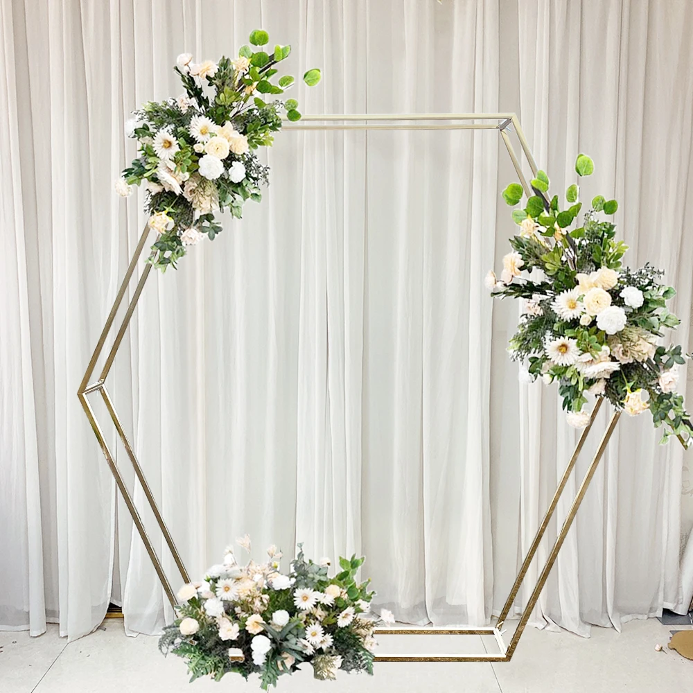 Wedding props wedding background decoration scene layout wrought iron hexagonal shelf
Wedding props wedding background decoration scene layout wrought iron hexagonal shelf