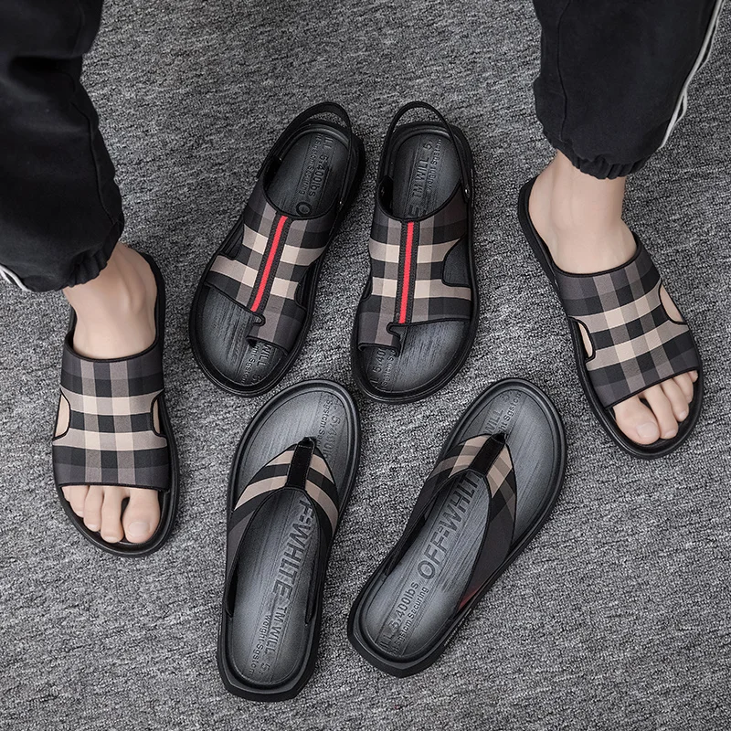 2021 series summer plaid sandals and slippers men's high-quality beach sandals outdoor slippers breathable and lightweight
2021 series summer plaid sandals and slippers men's high-quality beach sandals outdoor slippers breathable and lightweight
