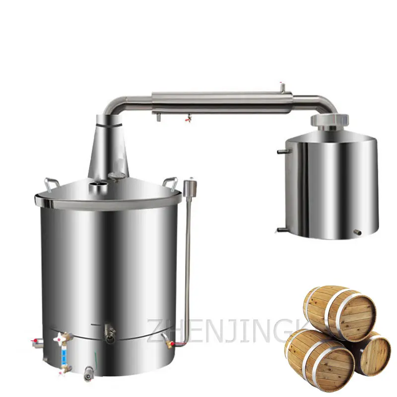 220V/380V Wine Steamer Brewing Equipment Commercial Household 304 Stainless Steel Energy Efficient Liquor Distillation Machine
220V/380V Wine Steamer Brewing Equipment Commercial Household 304 Stainless Steel Energy Efficient Liquor Distillation Machine