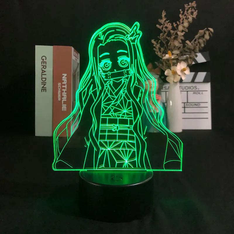 Manga Demon Slayer Nezuko Japanese Anime Battery Operated Delivery 3D Night Light Alarm Clock Base Light Colorful Dropship
Manga Demon Slayer Nezuko Japanese Anime Battery Operated Delivery 3D Night Light Alarm Clock Base Light Colorful Dropship