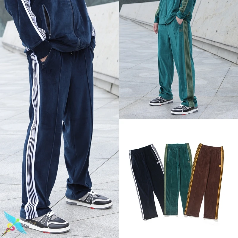 Needles X Aipl Limited Sale Sweatpants Men Women High Quality Butterfly Embroidery Side Striped Webbing Pant Loose Pant Trousers
Needles X Aipl Limited Sale Sweatpants Men Women High Quality Butterfly Embroidery Side Striped Webbing Pant Loose Pant Trousers
