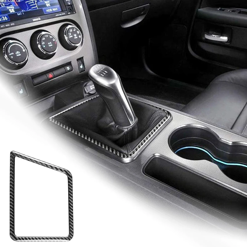 Car Gear -Shift Panel Frame Sticker Carbon Fiber Interior Trim Decal for Dodge Challenger 2008-2014 Accessories
Car Gear -Shift Panel Frame Sticker Carbon Fiber Interior Trim Decal for Dodge Challenger 2008-2014 Accessories