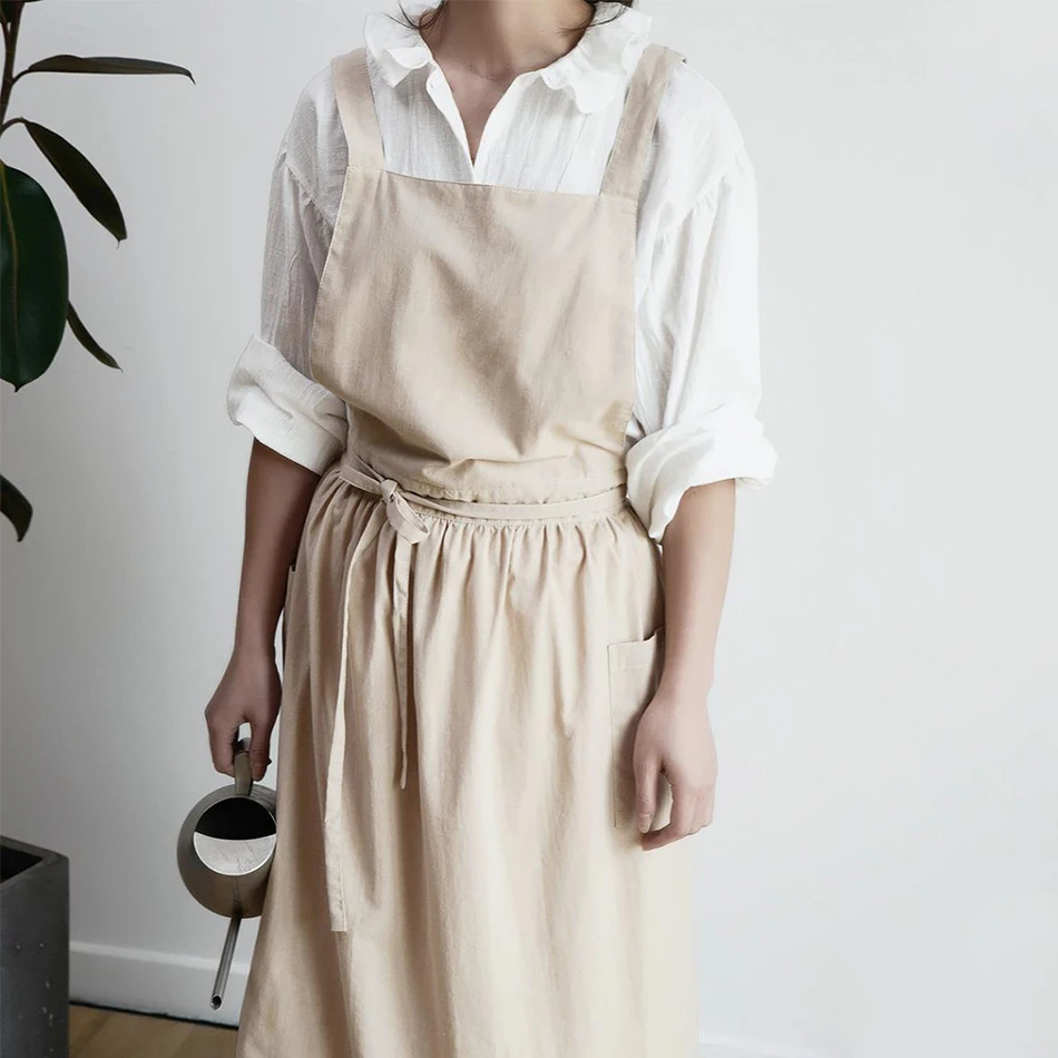 Japanese Style Apron Long Fashion 1PC Waterproof Cotton Coffee Shop Women Men for Cooking Baking Gardening
Japanese Style Apron Long Fashion 1PC Waterproof Cotton Coffee Shop Women Men for Cooking Baking Gardening