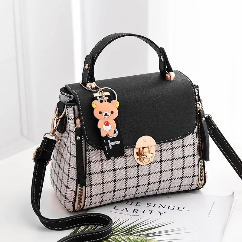 Handbag women's bag 2020 new Korean Plaid cross small square Bag Fashion Shoulder Bag trend foreign style women's bag
Handbag women's bag 2020 new Korean Plaid cross small square Bag Fashion Shoulder Bag trend foreign style women's bag
