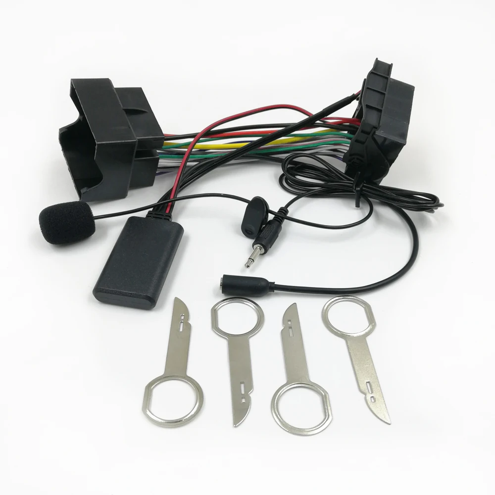 Biurlink 150 см 6000 CD Bluetooth Музыка Аудио Aux кабель микрофон Handsfree Mic адаптер для Ford Mondeo
