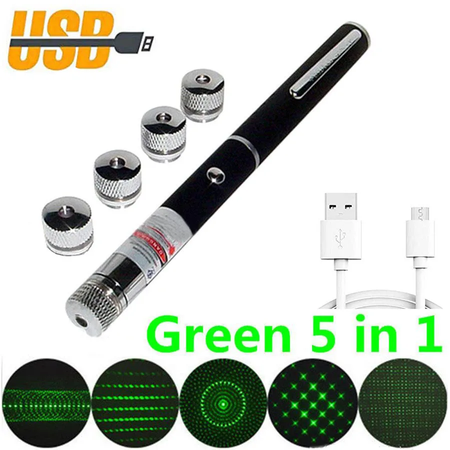 USB Green Laser pointer Rechargeable Built-in battery High Power Green Red Laser Sight Adjustable Focus Lazer Pen laserpointer
USB Green Laser pointer Rechargeable Built-in battery High Power Green Red Laser Sight Adjustable Focus Lazer Pen laserpointer