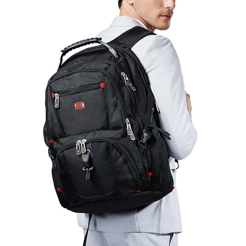 Durable 17 Inch Laptop Backpack,45L Travel bag,College Bookbag,USB Charging Port,Water Resistant,Swiss-Multifunctional
Durable 17 Inch Laptop Backpack,45L Travel bag,College Bookbag,USB Charging Port,Water Resistant,Swiss-Multifunctional