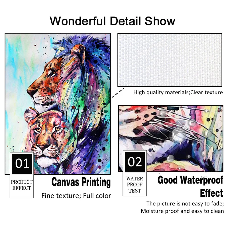 Abstract Animals Posters Colorful Lion Wall Art Canvas Painting Wall Prints Animal Posters Living Room Home Decor Unframed
Abstract Animals Posters Colorful Lion Wall Art Canvas Painting Wall Prints Animal Posters Living Room Home Decor Unframed