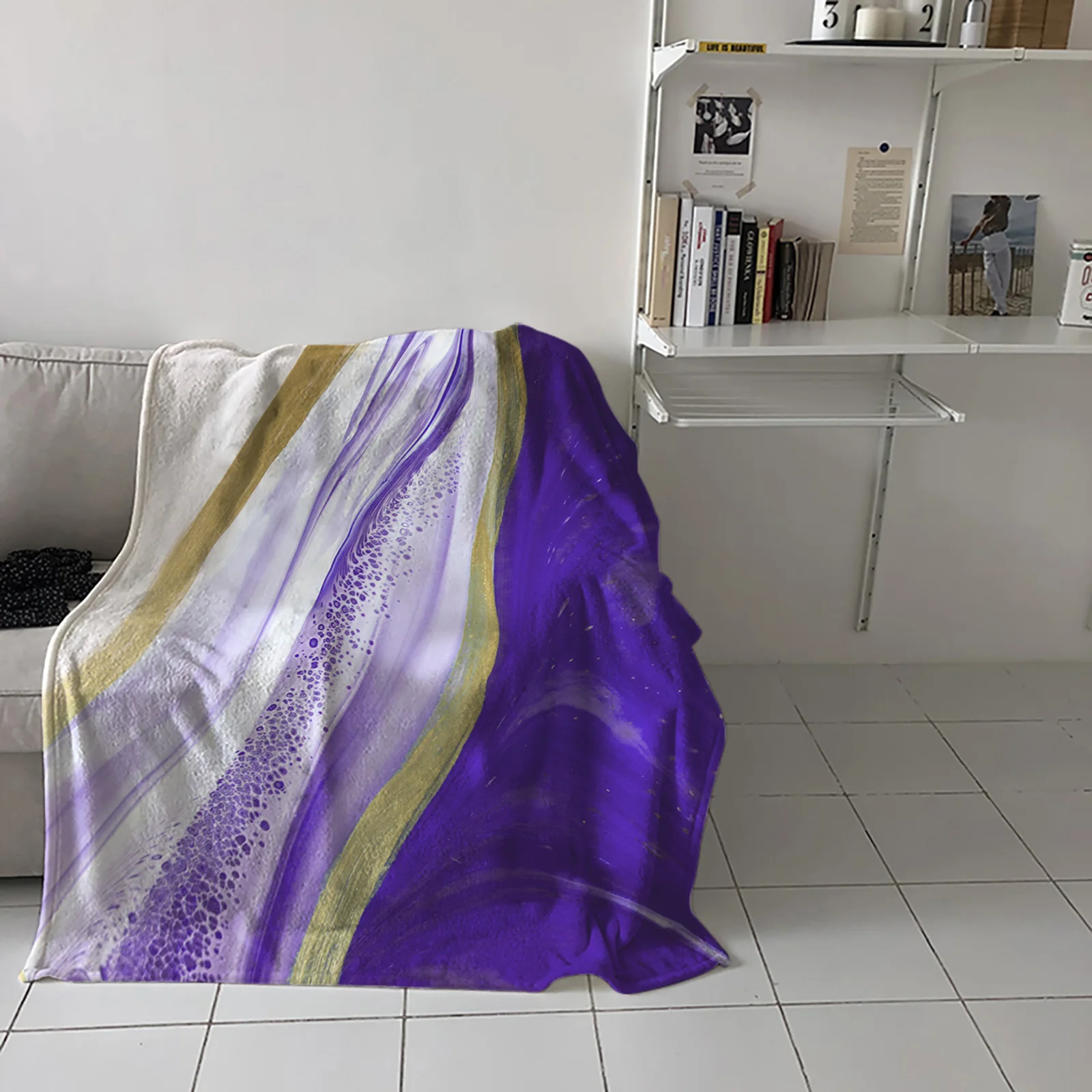 Purple Gradient Texture Marbling Throw Blanket for Sofa Warm Blanket on Bed Home Bedspread Travel Fleece Blanket
Purple Gradient Texture Marbling Throw Blanket for Sofa Warm Blanket on Bed Home Bedspread Travel Fleece Blanket
