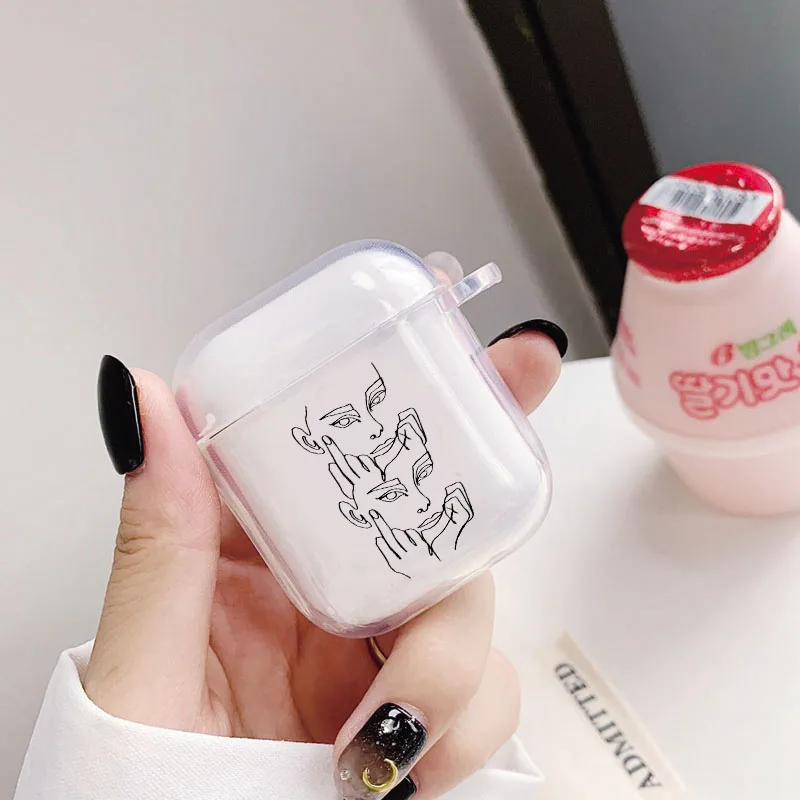 Abstract Art Line Painting For Apple Airpods 2 Case Wireless Charging Accessories Clear Silicone For AirPods Pro Earphone Cover
Abstract Art Line Painting For Apple Airpods 2 Case Wireless Charging Accessories Clear Silicone For AirPods Pro Earphone Cover