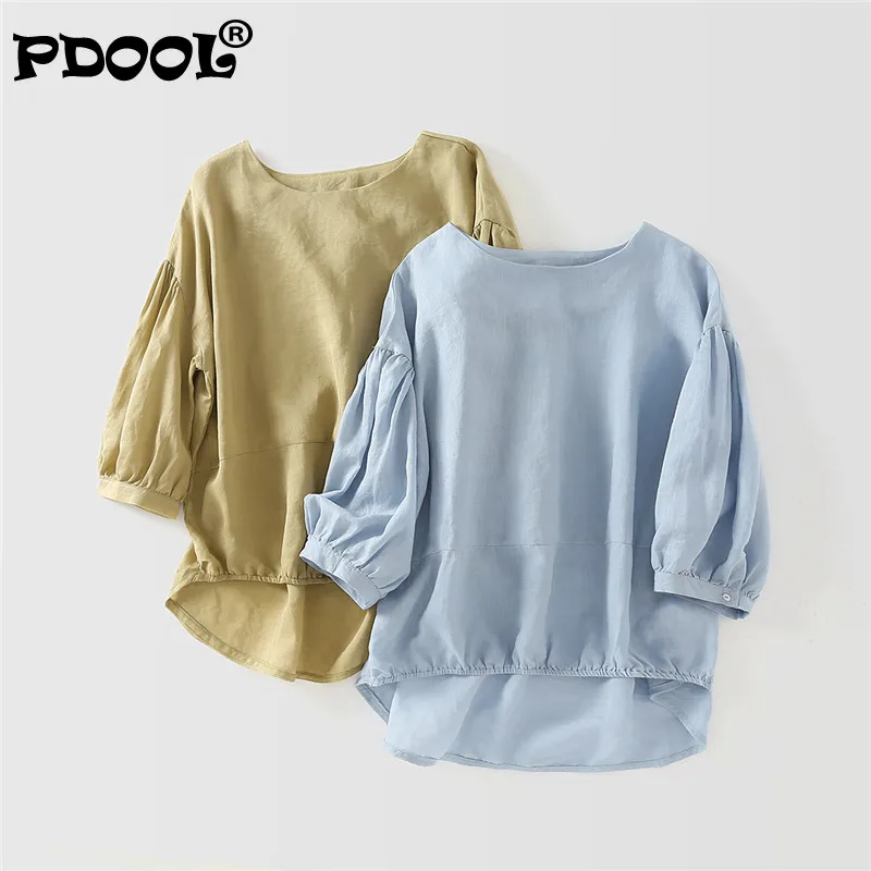 2021 Autumn New Design Round Neck Linen Shirt Cotton Linen Minority Solid Color Top Seven Sleeve Linen Shirt
2021 Autumn New Design Round Neck Linen Shirt Cotton Linen Minority Solid Color Top Seven Sleeve Linen Shirt