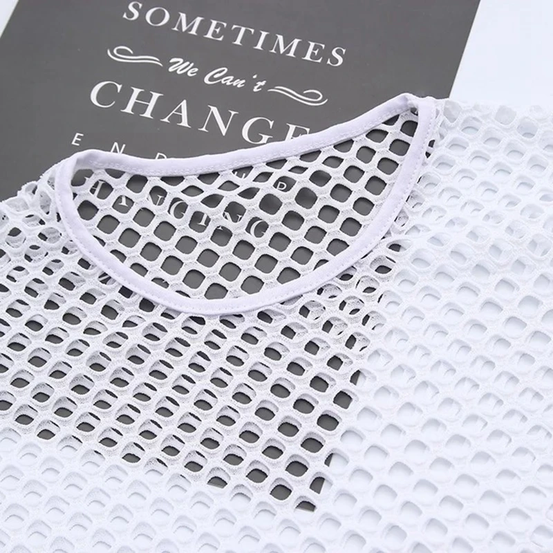 White Fishnet Shirt Hollow Out Long Sleeve Crop Top Lingge Harajuku Black Sexy Mesh Tops See Through Casual Fall Clothes 2020
White Fishnet Shirt Hollow Out Long Sleeve Crop Top Lingge Harajuku Black Sexy Mesh Tops See Through Casual Fall Clothes 2020
