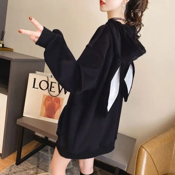 Rabbit Ears oversized women Sweatshirt Cute harajuku Korean Style Velvet Thick Hoodie Women clothes Loose Pullover Pocket Tops
Rabbit Ears oversized women Sweatshirt Cute harajuku Korean Style Velvet Thick Hoodie Women clothes Loose Pullover Pocket Tops