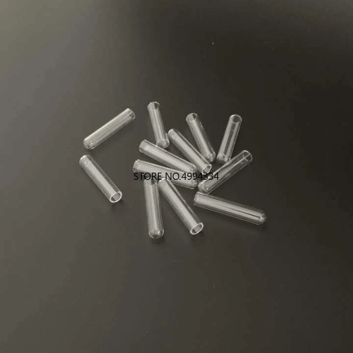 200pcs/lot 7x30mm Mini Clear Glass Fermentation tube, duchenne tube for Teaching/medical/chemical Laboratory experiment