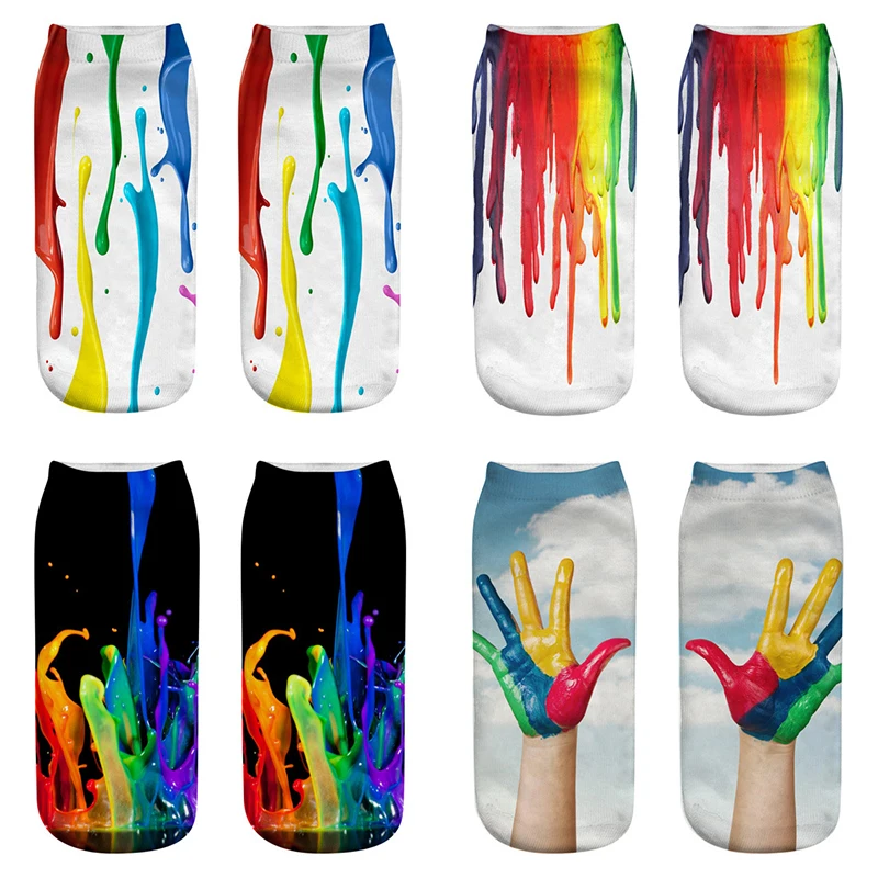 Женские короткие носки с 3D принтом, силиконовые Нескользящие дышащие Домашняя одежда большого размера, мягкие хлопковые носки
Женские короткие носки с 3D принтом, силиконовые Нескользящие дышащие Домашняя одежда большого размера, мягкие хлопковые носки