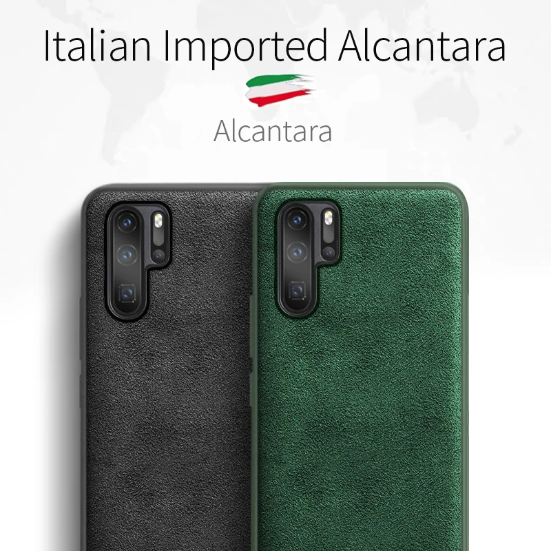 Чехол для телефона SanCore Huawei P30 Pro искусственная кожа алькантара Модный деловой