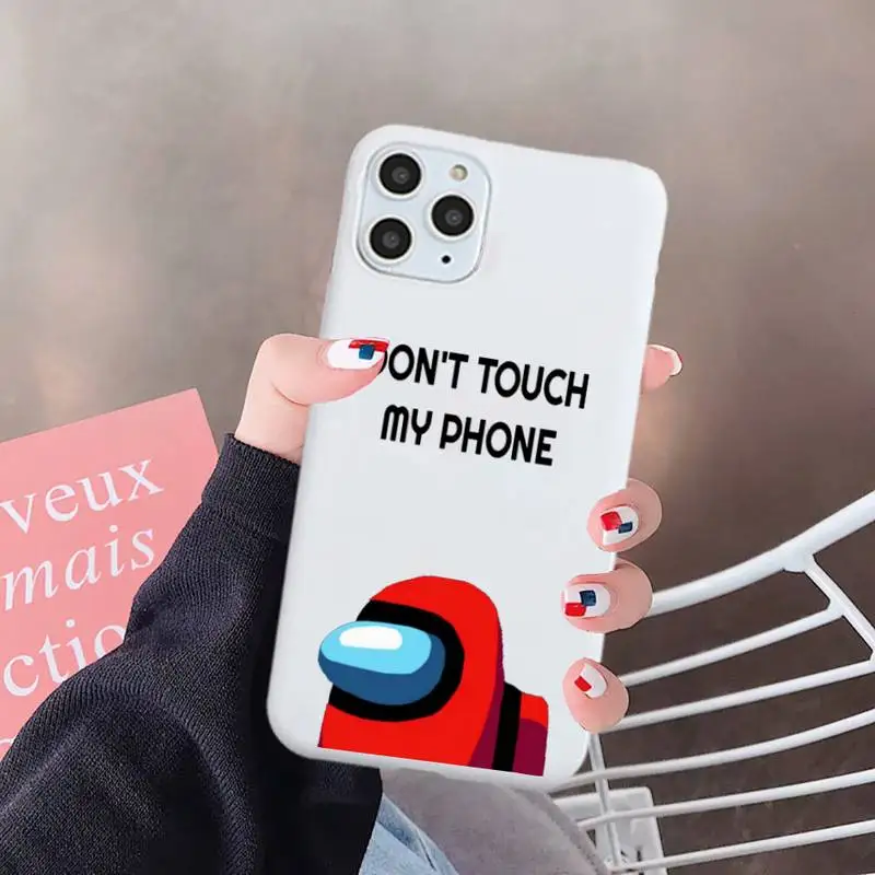 Hot game among us Phone Case White Candy Color for iPhone 6 7 8 11 12 s mini pro X XS XR MAX Plus 
Hot game among us Phone Case White Candy Color for iPhone 6 7 8 11 12 s mini pro X XS XR MAX Plus