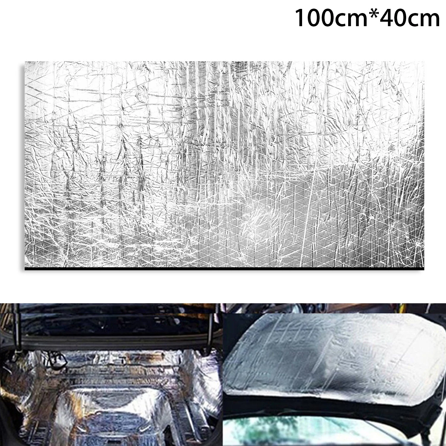 100x40cm Automotive Sound Deadener Car Sound Proofing Deadening Insulation Heat Shield Acoustic Foam Mat
100x40cm Automotive Sound Deadener Car Sound Proofing Deadening Insulation Heat Shield Acoustic Foam Mat