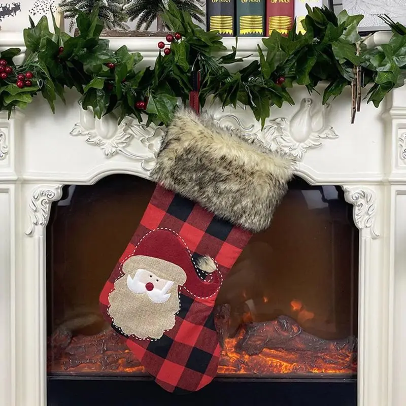 4pcs/set Christmas Stocking Plush Snowflake Santa Snowman Elk Hanging Xmas Tree
4pcs/set Christmas Stocking Plush Snowflake Santa Snowman Elk Hanging Xmas Tree