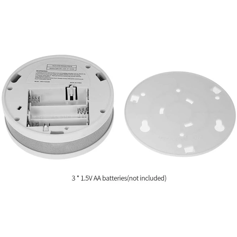 Carbon Monoxide and Smoke Combo Detector Battery Operated CO Alarm with LED Light Flashing Sound Warning
Carbon Monoxide and Smoke Combo Detector Battery Operated CO Alarm with LED Light Flashing Sound Warning