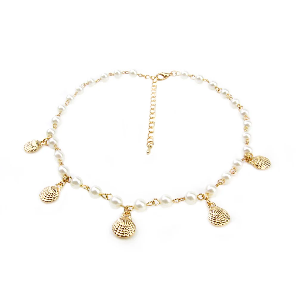 New Fashion Alloy Shell Tassel Pendant Necklace For Women Exaggerated Elegant Pearl Short Chain Jewelry Wholesale
New Fashion Alloy Shell Tassel Pendant Necklace For Women Exaggerated Elegant Pearl Short Chain Jewelry Wholesale