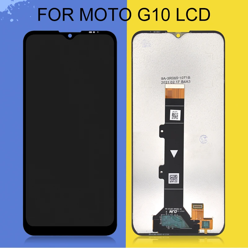 

Dinamico Original 6.5inch Display For Motorola Moto G10 LCD Touch Panel Screen Glass Digitizer Assembly With Tools Free Shipping