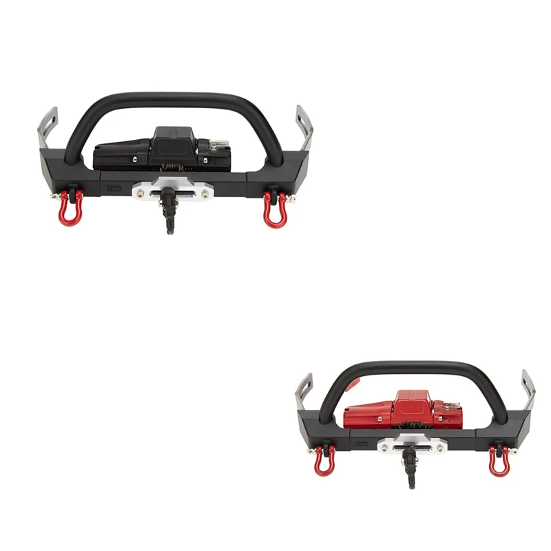 Metal Bumper with Automatic Winch for 1/10 RC Crawler Car Axial SCX10 II 90046 Traxxas TRX4 Upgrade Parts
Metal Bumper with Automatic Winch for 1/10 RC Crawler Car Axial SCX10 II 90046 Traxxas TRX4 Upgrade Parts