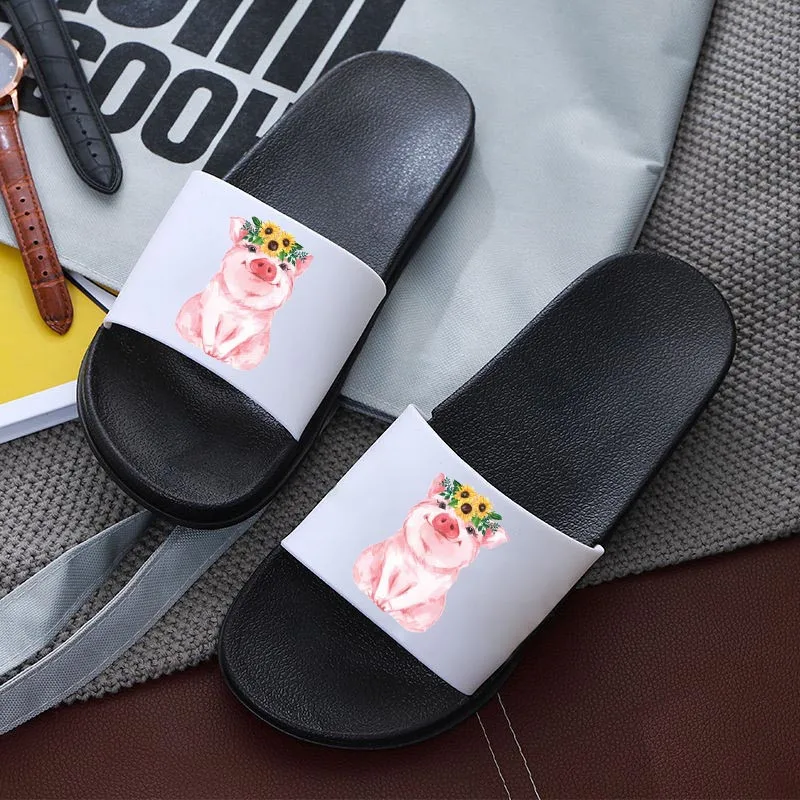 New Summer Kawaii Cartoon Flower Rabbit Animal Print Women Sandals Indoor Bedroom Home Shoes ladies Slippers
New Summer Kawaii Cartoon Flower Rabbit Animal Print Women Sandals Indoor Bedroom Home Shoes ladies Slippers