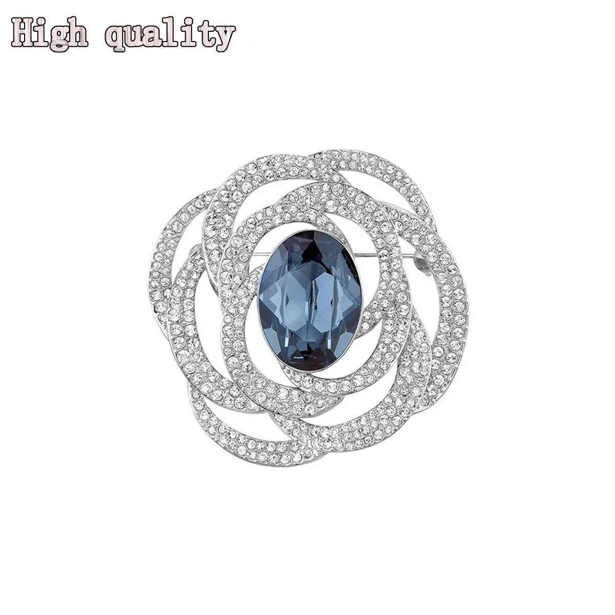 SWA Fashion Jewelry High Quality Charm Crystal Flower Temperament Noble Luxury Women's Brooch Best Gift Brooches for Women
SWA Fashion Jewelry High Quality Charm Crystal Flower Temperament Noble Luxury Women's Brooch Best Gift Brooches for Women