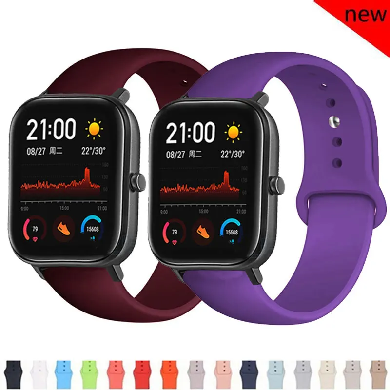 20/22mm Watch Strap for Samsung Galaxy Watch 4/classic 46mm Active 2 44mm/40mm 3 45mm S3 Smartwatch Bracelet Amazfit GTS 3/2/bip
20/22mm Watch Strap for Samsung Galaxy Watch 4/classic 46mm Active 2 44mm/40mm 3 45mm S3 Smartwatch Bracelet Amazfit GTS 3/2/bip