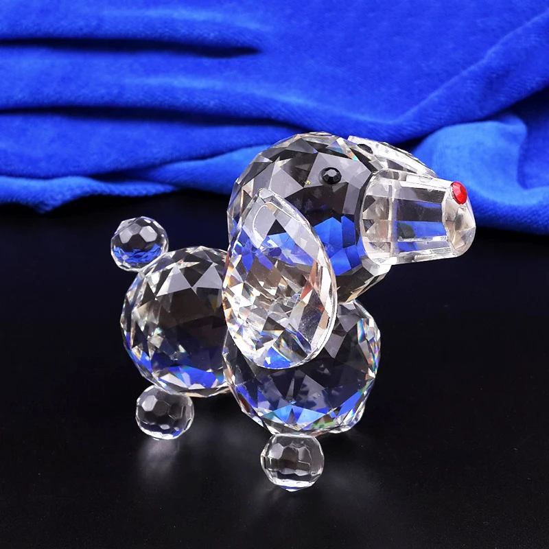 Lovely Crystal Glass Figurine Dog Puppy Animal Statue Crystal Animals Paperweight Room Home Decoration
Lovely Crystal Glass Figurine Dog Puppy Animal Statue Crystal Animals Paperweight Room Home Decoration