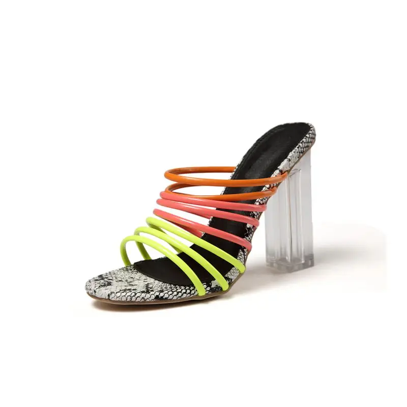 Ankle Wrap Snake Pattern Women's Slippers And Sandals Transparent Crystal High Heels Plus Size 35-42 Slides Women's Shoes 2020
Ankle Wrap Snake Pattern Women's Slippers And Sandals Transparent Crystal High Heels Plus Size 35-42 Slides Women's Shoes 2020