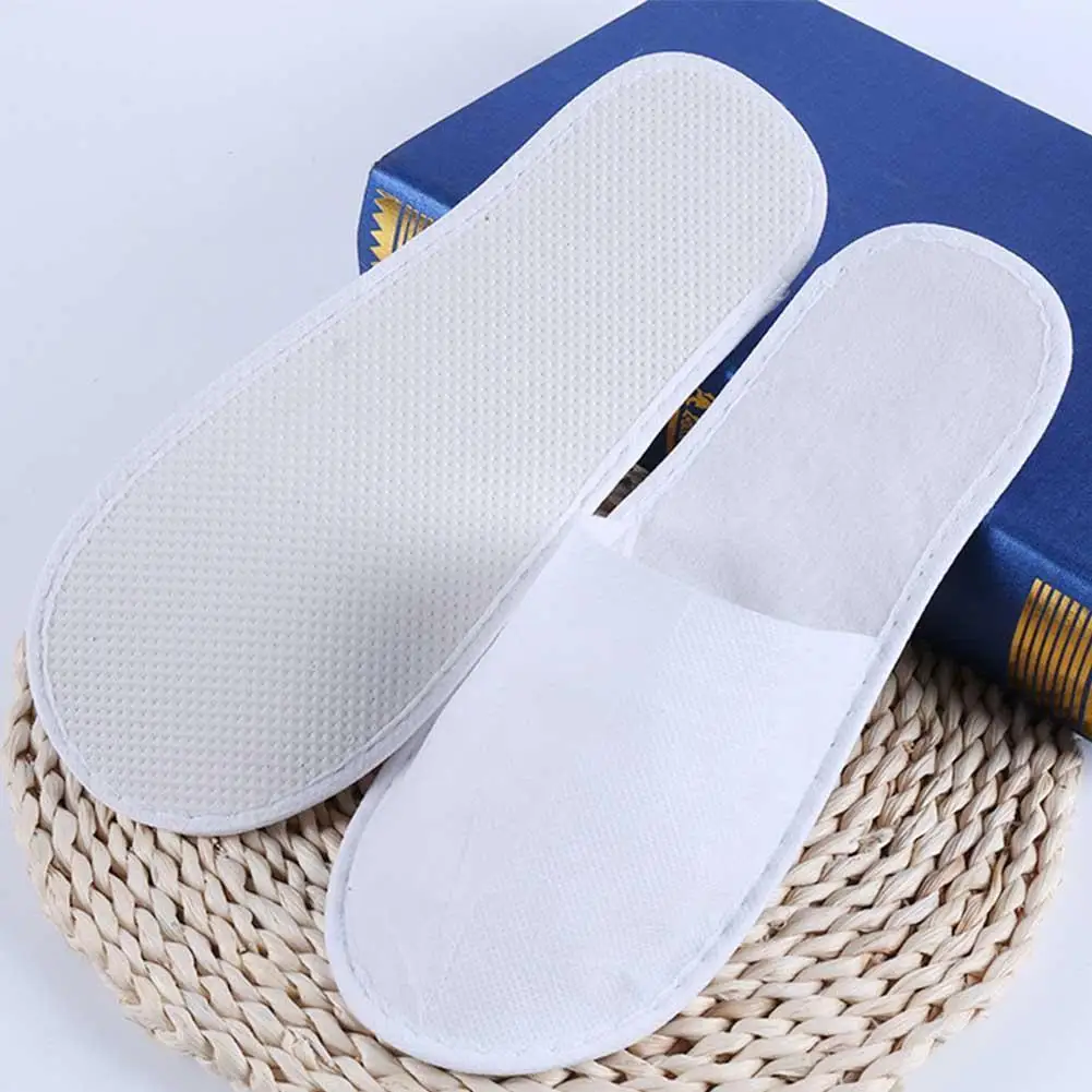 50pcs Disposable Non-woven Slippers12 Pairs Closed Toe Disposable Slippers Fit Size For Men And Women For Hotel Spa Guest Used
50pcs Disposable Non-woven Slippers12 Pairs Closed Toe Disposable Slippers Fit Size For Men And Women For Hotel Spa Guest Used