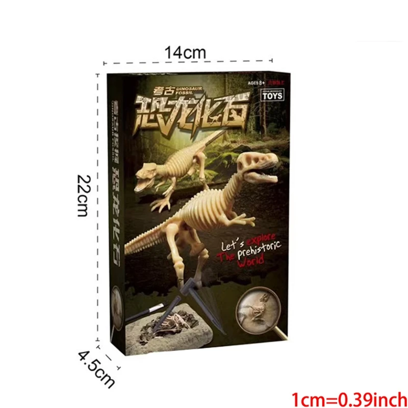 50LE Archaeological Dig Toy Paleontologist Dig Kit Skeleton Model Toy Geographic Dinosaur Prototype Dig Kit for Children Kids
50LE Archaeological Dig Toy Paleontologist Dig Kit Skeleton Model Toy Geographic Dinosaur Prototype Dig Kit for Children Kids